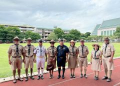 (28 ก.ค. 67) คณะกรรมการผู้ทรงคุณวุฒิสภาลูกเสือไทย พร้อมด้วยคณะอนุกรรมการฝ่ายสื่อสารองค์กร เข้าร่วมพิธีจุดเทียนชัยถวายพระพรชัยมงคล เนื่องในโอกาสมหามงคลเฉลิมพระชนมพรรษา 6 รอบ 28 กรกฎาคม 2567  ณ มณฑลท้องสนามหลวง